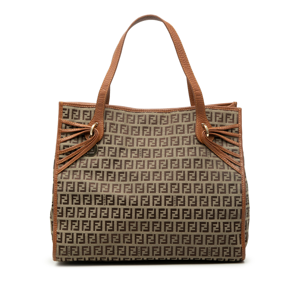 Pre-Loved Fendi Zucchino Canvas Tote